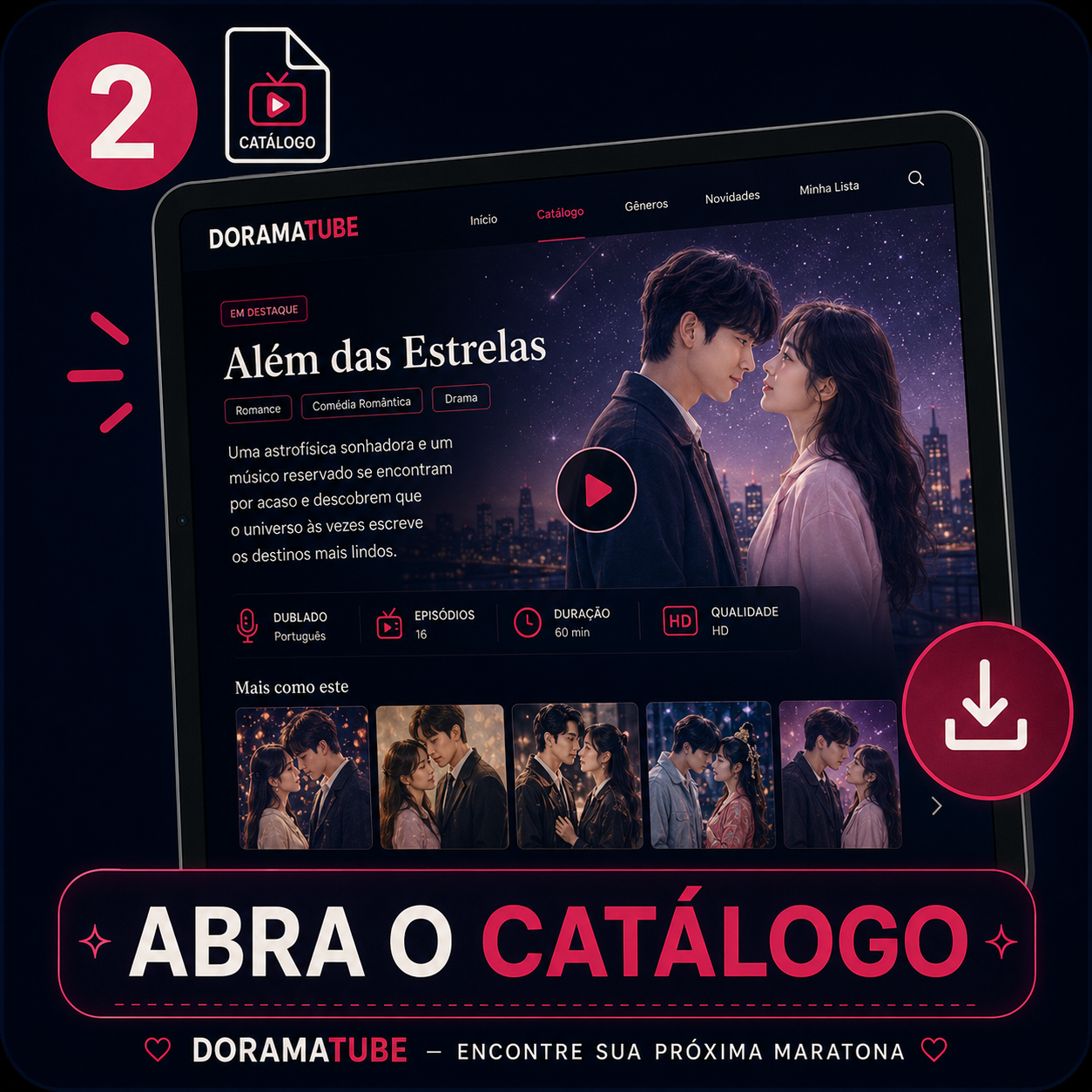 Abra a lista